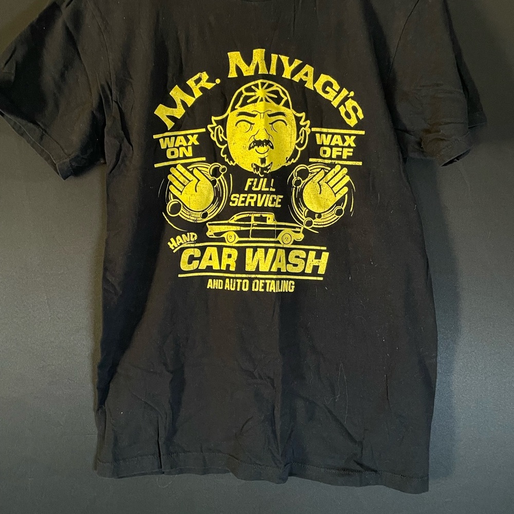 Karate Kid, Mr. Miyagi’s car wash youth M t-shirt